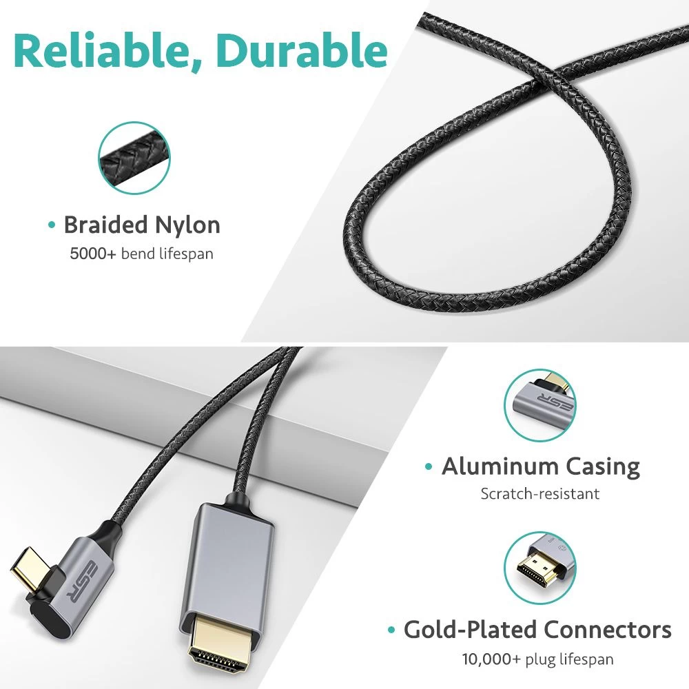 Tarvikud Sünkimis kaabel ESR Type-C to HDMI Converter  must