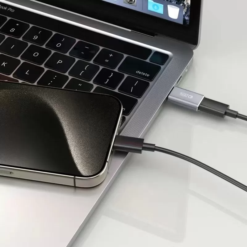 Puhelintarvikkeet Liitäntäkaapelit TECH-PROTECT ULTRABOOST ADAPTER TYPE-C TO LIGHTNING  harmaa