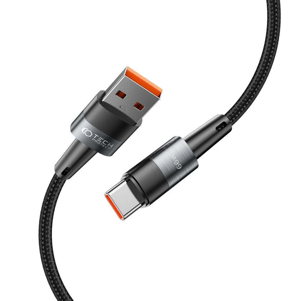 Puhelintarvikkeet Liitäntäkaapelit TECH-PROTECT ULTRABOOST TYPE-C CABLE 66W/6A 100CM 