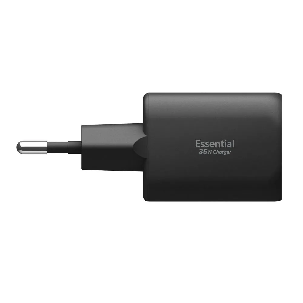  Datu kabeļi SPIGEN ESSENTIAL EE352EU 2-PORT NETWORK CHARGER 35W Viedierīču 