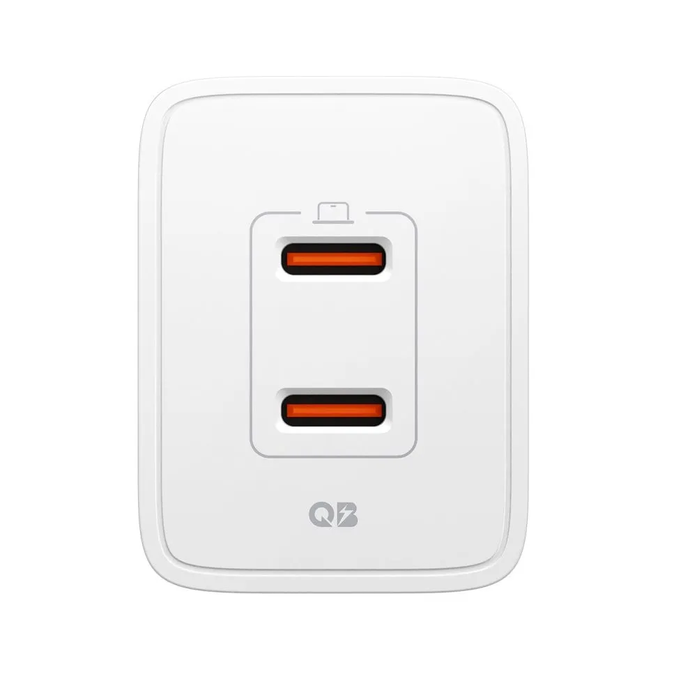  Datu kabeļi SPIGEN ESSENTIAL EE472EU 2-PORT NETWORK CHARGER 47W Viedierīču balts