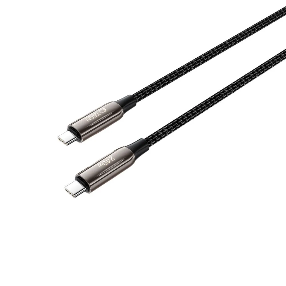 Puhelintarvikkeet Liitäntäkaapelit TECH-PROTECT UB10T ULTRABOOST TYPE-C CABLE PD240W/QC4.0 200CM  musta