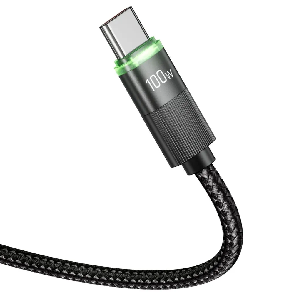 Puhelintarvikkeet Liitäntäkaapelit TECH-PROTECT UB20T ULTRABOOST TYPE-C CABLE PD100W/5A 180CM  musta