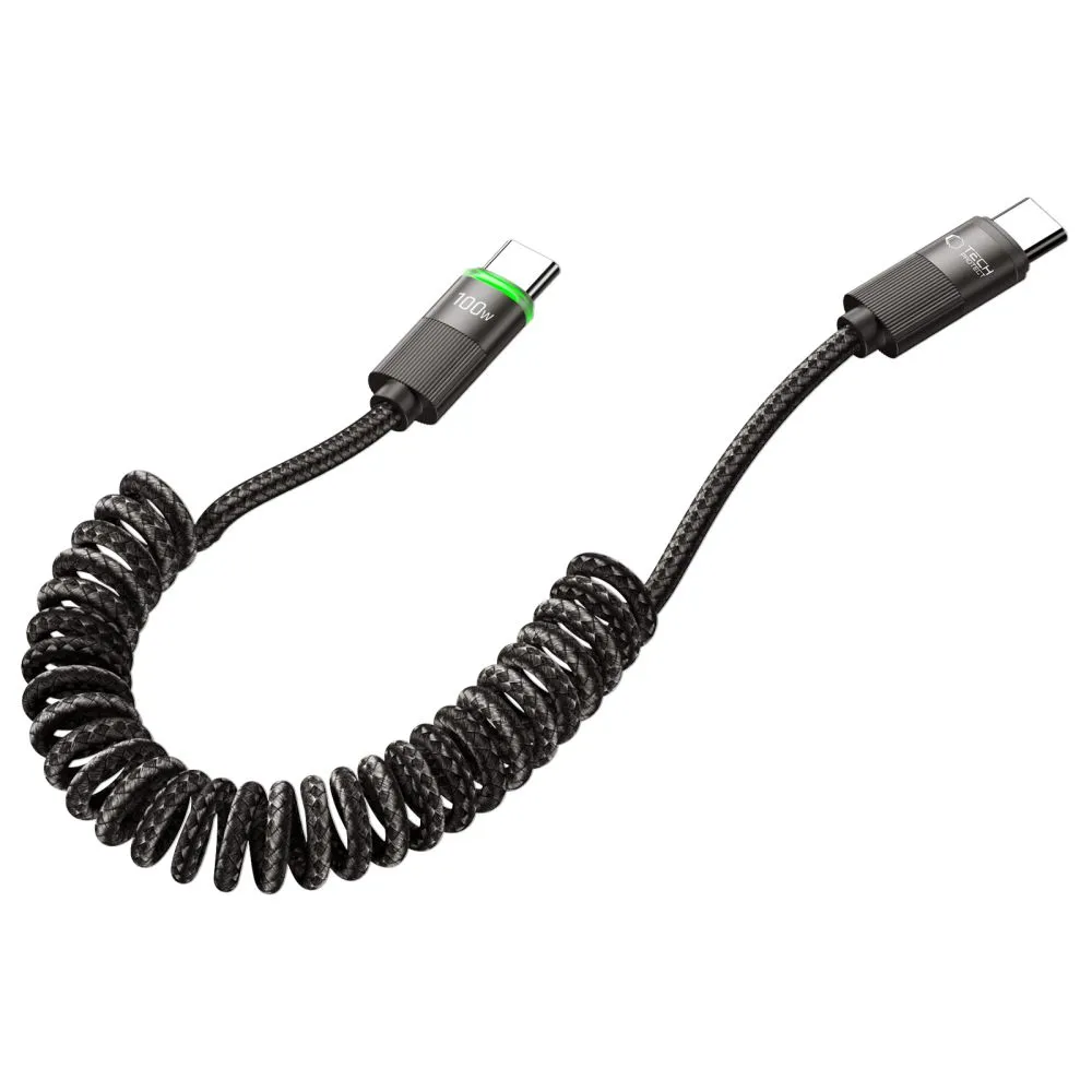Puhelintarvikkeet Liitäntäkaapelit TECH-PROTECT UB20T ULTRABOOST TYPE-C CABLE PD100W/5A 180CM  musta