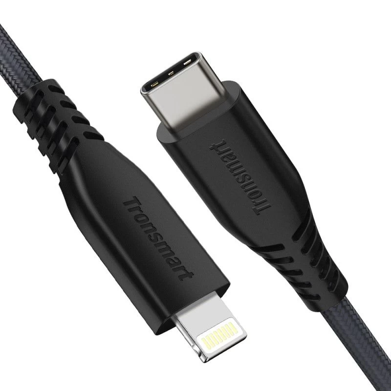 Aксессуары Кабель передачи данных TRONSMART LCC05 Black Apple MFi USB-C to Lightning, M-M, 2M  черный