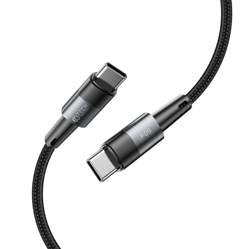 Tarvikud Sünkimis kaabel TECH-PROTECT ULTRABOOST TYPE-C CABLE PD60W/3A 25CM  hall
