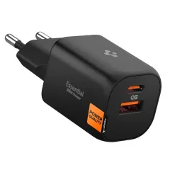 Aksesuāri Datu kabeļi Viedierīču Aksesuāri SPIGEN ESSENTIAL EE352EU 2-PORT NETWORK CHARGER 35W