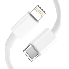 Priedai Duomenų kabeliai TECH-PROTECT C20W 2-PORT Network Charger PD20W/QC3.0 + Lightning Cable  baltas