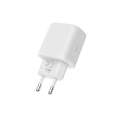  Datu kabeļi TECH-PROTECT C20W 2-PORT Network Charger PD20W/QC3.0 + Type-C Cable  balts