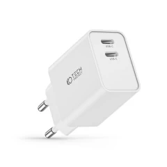  Datu kabeļi TECH-PROTECT C35W 2-PORT NETWORK CHARGER PD35W  balts