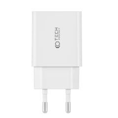  Datu kabeļi TECH-PROTECT C35W 2-PORT NETWORK CHARGER PD35W  balts