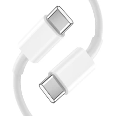  Datu kabeļi TECH-PROTECT C35W 2-PORT NETWORK CHARGER PD35W + TYPE-C CABLE  balts