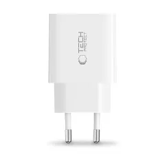  Datu kabeļi TECH-PROTECT NC20W 1-PORT NETWORK CHARGER PD20W  balts