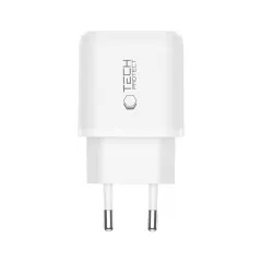  Datu kabeļi TECH-PROTECT NCA30 2-PORT NETWORK CHARGER PD 30W / QC3.0  balts