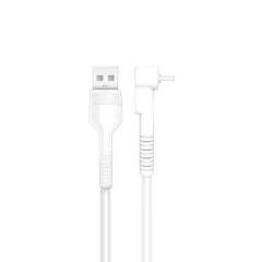  Datu kabeļi XO MOBILE 2.1A Anti Broken Bracket USB Type-C Cable  balts