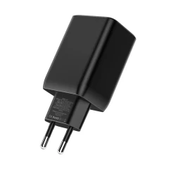  Datu kabeļi TECH-PROTECT C65W 3-port Network Charger PD65W/Q3.0  melns