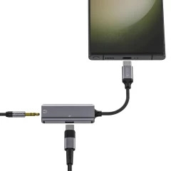  Datu kabeļi TECH-PROTECT ULTRABOOST ADAPTER LIGHTNING TO MINI JACK 3.5MM &  melns