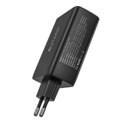  Datu kabeļi TECH-PROTECT NC100W-GAN 4-PORT NETWORK CHARGER PD100W/QC3.0  melns