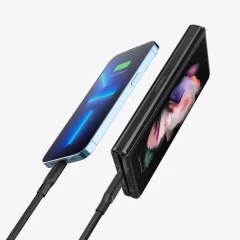  Datu kabeļi SPIGEN PE2103 ARCSTATION NETWORK CHARGER PD27W  melns