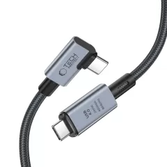 Puhelintarvikkeet Liitäntäkaapelit suojakuori, suojakotelo musta TECH-PROTECT ULTRABOOST MAX ”L” USB 4.0 8K 40GBPS TYPE-C CABLE PD240W 150CM