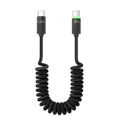  Datu kabeļi TECH-PROTECT UB20T ULTRABOOST TYPE-C CABLE PD100W/5A 180CM  melns