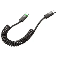  Datu kabeļi TECH-PROTECT UB20T ULTRABOOST TYPE-C CABLE PD100W/5A 180CM  melns
