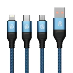 Aксессуары Кабель передачи данных  NILLKIN SWIFT PRO 3-in-1 USB-A to L/M/C