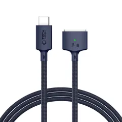 Aksesuāri Datu kabeļi Viedierīču Aksesuāri TECH-PROTECT MMC01 ULTRABOOST MAGNETIC MACBOOK CABLE TYPE-C TO MAGSAFE 3 140W 200CM