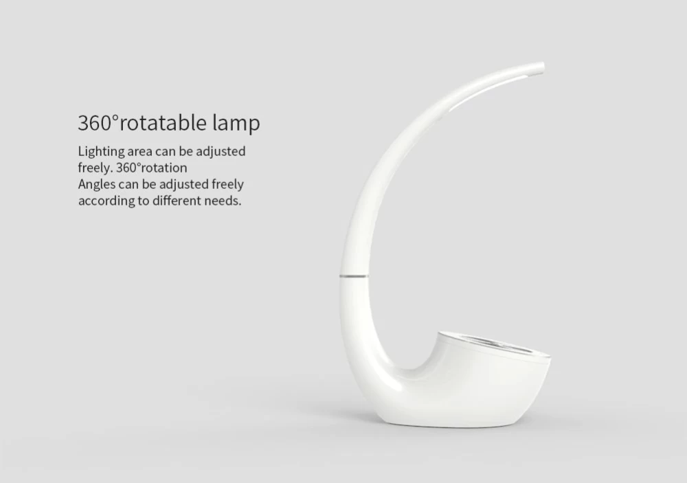 Bluetooth skaļruņi Phantom Ⅱ LED Lamp / Speaker  balts