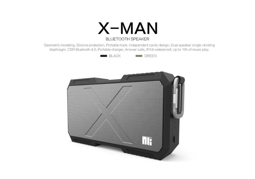 Accessories Bluetooth speakers Nillkin X-Man IPX4 Waterproof Speaker  red