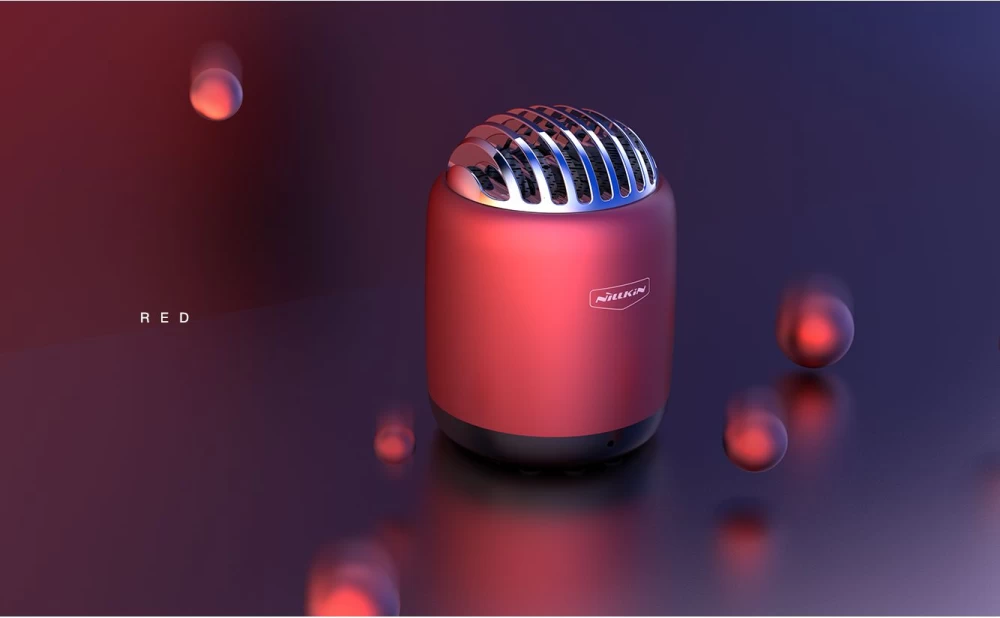  Bluetooth skaļruņi Bullet Mini Wireless Speaker  sarkans