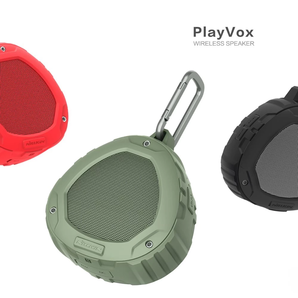 Tillbehör Bluetooth högtalare PlayVox Wireless Speaker  röd