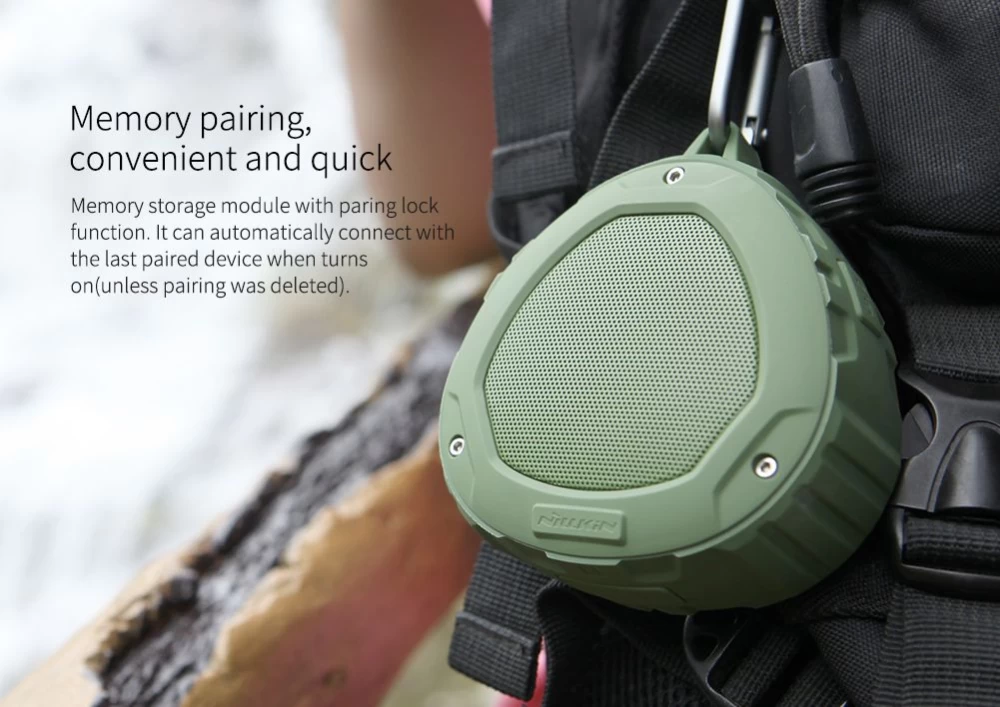 Tillbehör Bluetooth högtalare PlayVox Wireless Speaker  röd