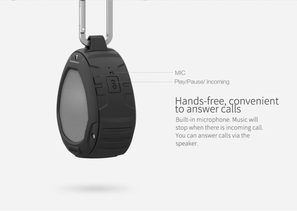 Tillbehör Bluetooth högtalare PlayVox Wireless Speaker  röd