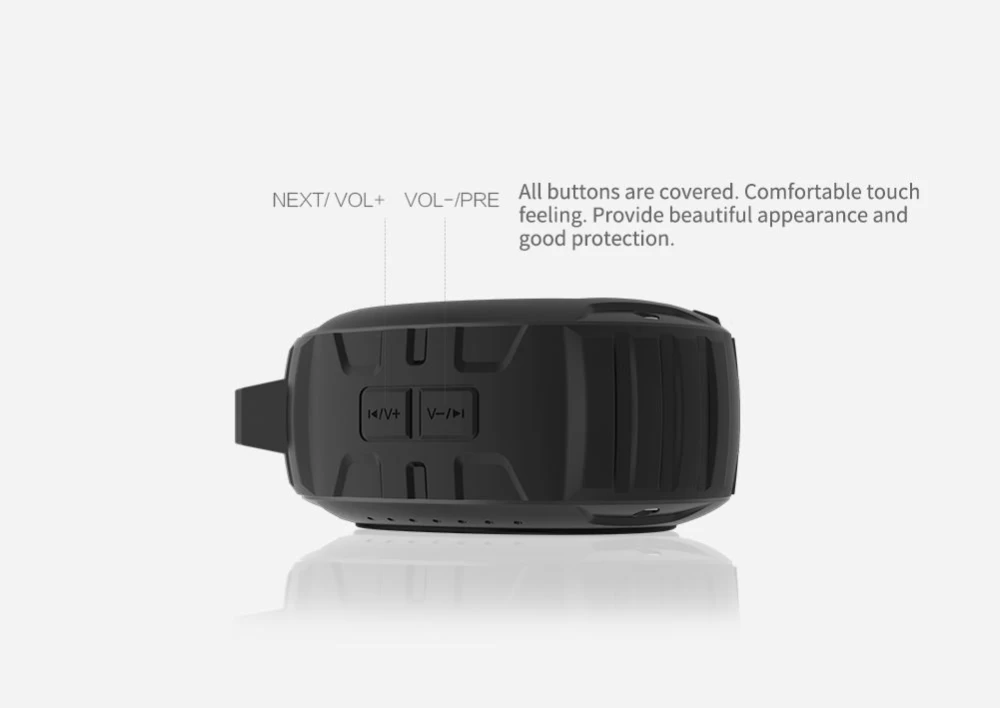 Tillbehör Bluetooth högtalare PlayVox Wireless Speaker  röd