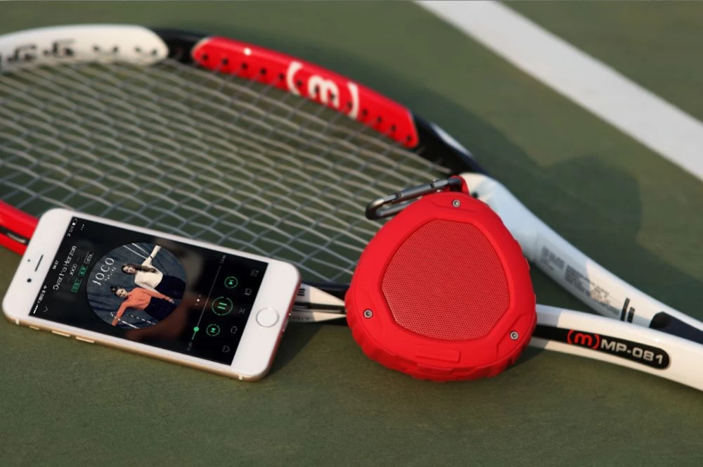 Tillbehör Bluetooth högtalare PlayVox Wireless Speaker  röd