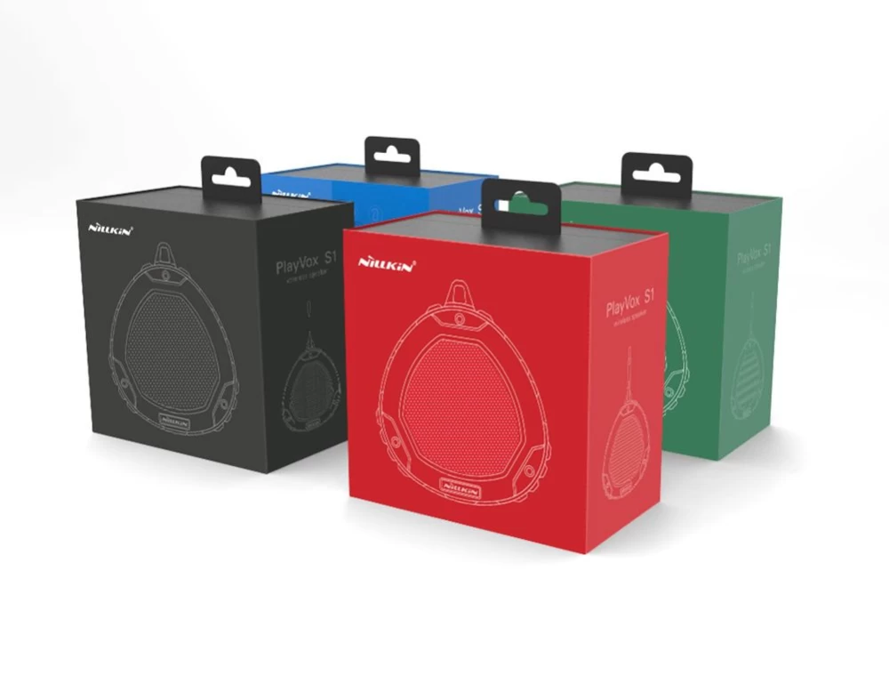 Tillbehör Bluetooth högtalare PlayVox Wireless Speaker  röd