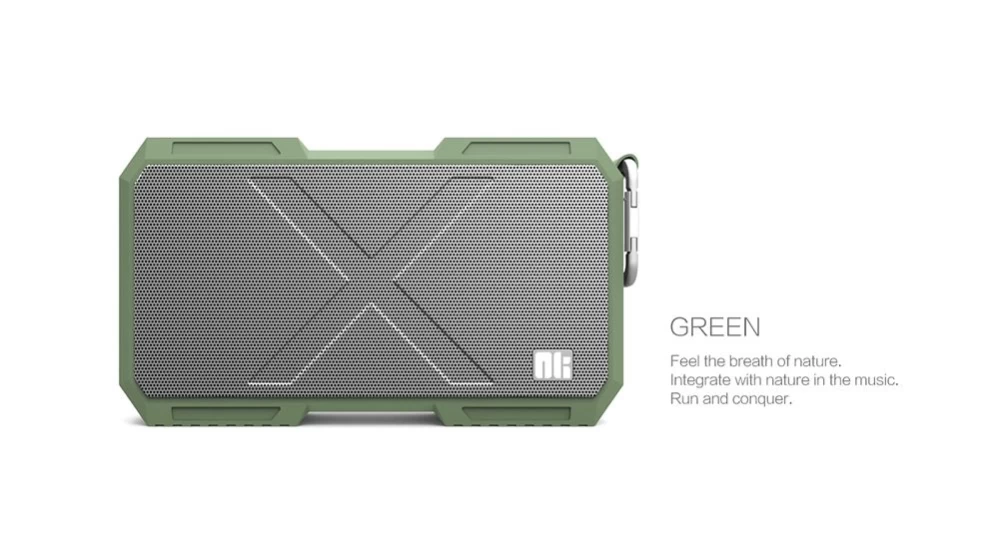 Bluetooth skaļruņi Nillkin X-Man IPX4 Waterproof Speaker  zaļš