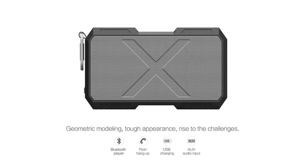 Bluetooth skaļruņi Nillkin X-Man IPX4 Waterproof Speaker  zaļš