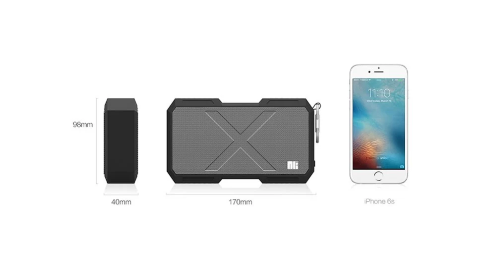 Bluetooth skaļruņi Nillkin X-Man IPX4 Waterproof Speaker  zaļš