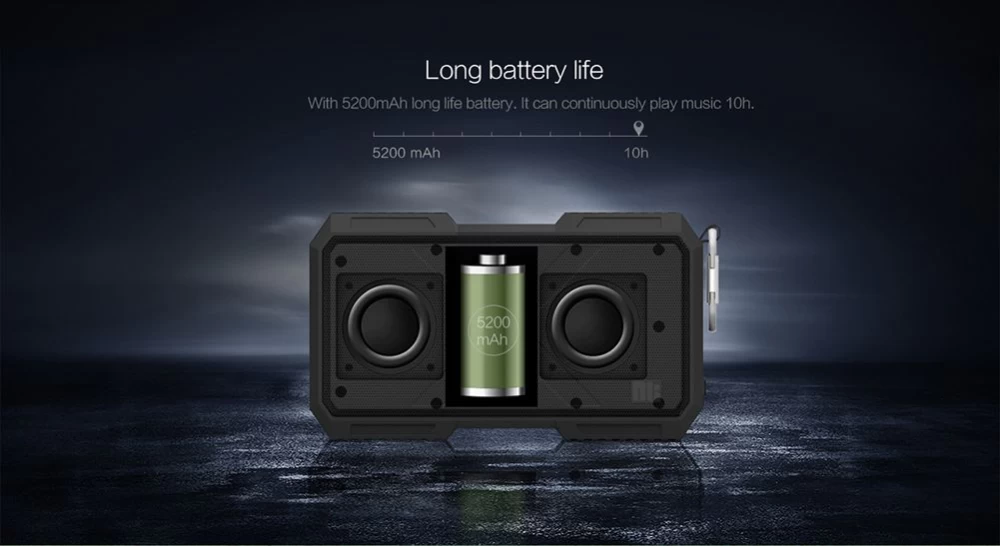 Bluetooth skaļruņi Nillkin X-Man IPX4 Waterproof Speaker  zaļš
