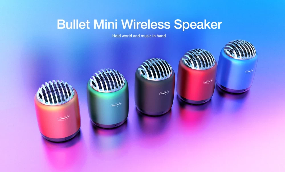  Bluetooth skaļruņi Bullet Mini Wireless Speaker  zils