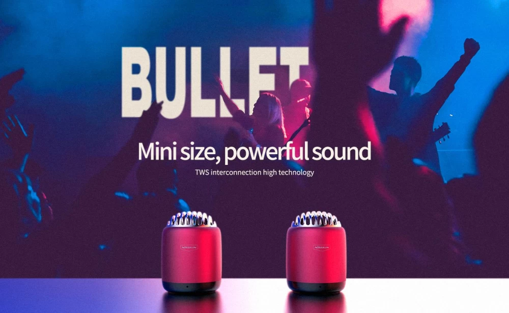  Bluetooth skaļruņi Bullet Mini Wireless Speaker  zils