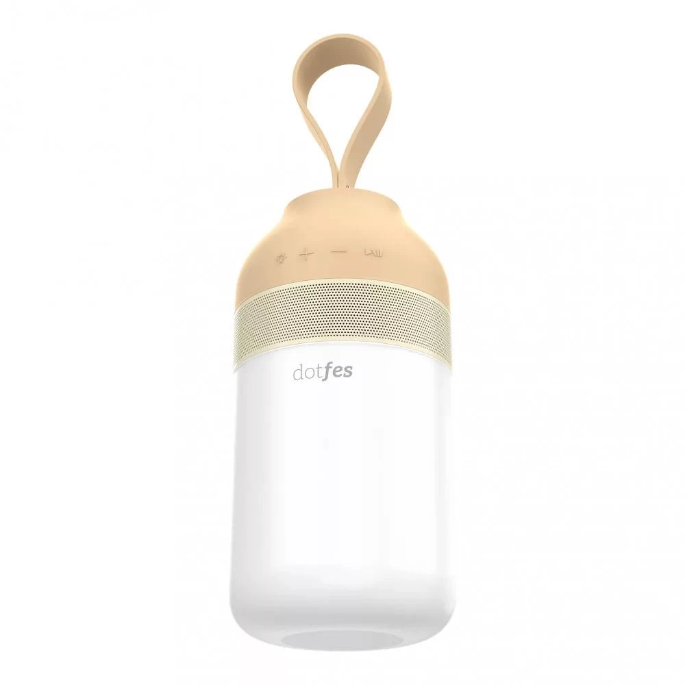  Bluetooth skaļruņi DOTFES H04 Portable Wireless Speaker with Night Light  brūns