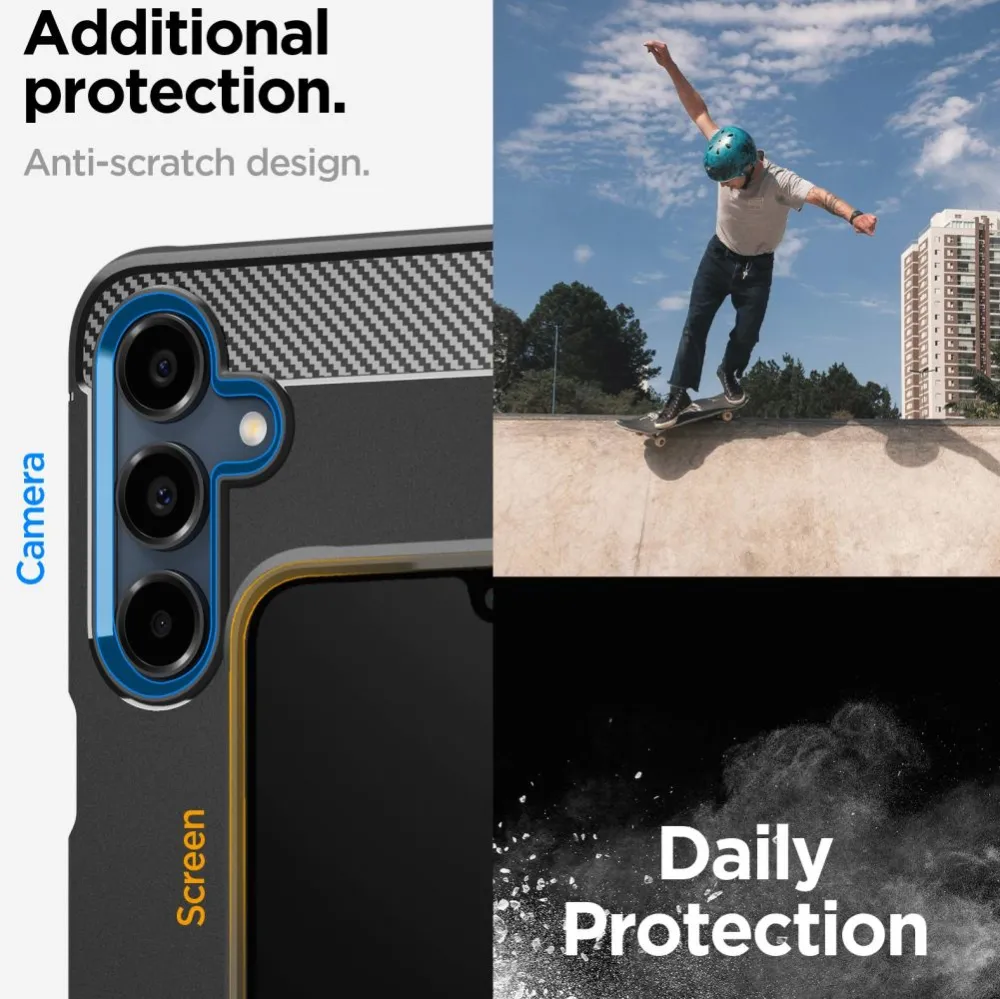 Samsung Galaxy A16 4G/5G case black SPIGEN RUGGED ARMOR