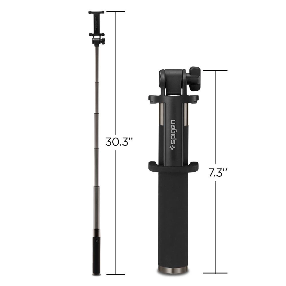  Selfie Stick SPIGEN Wireless  melns