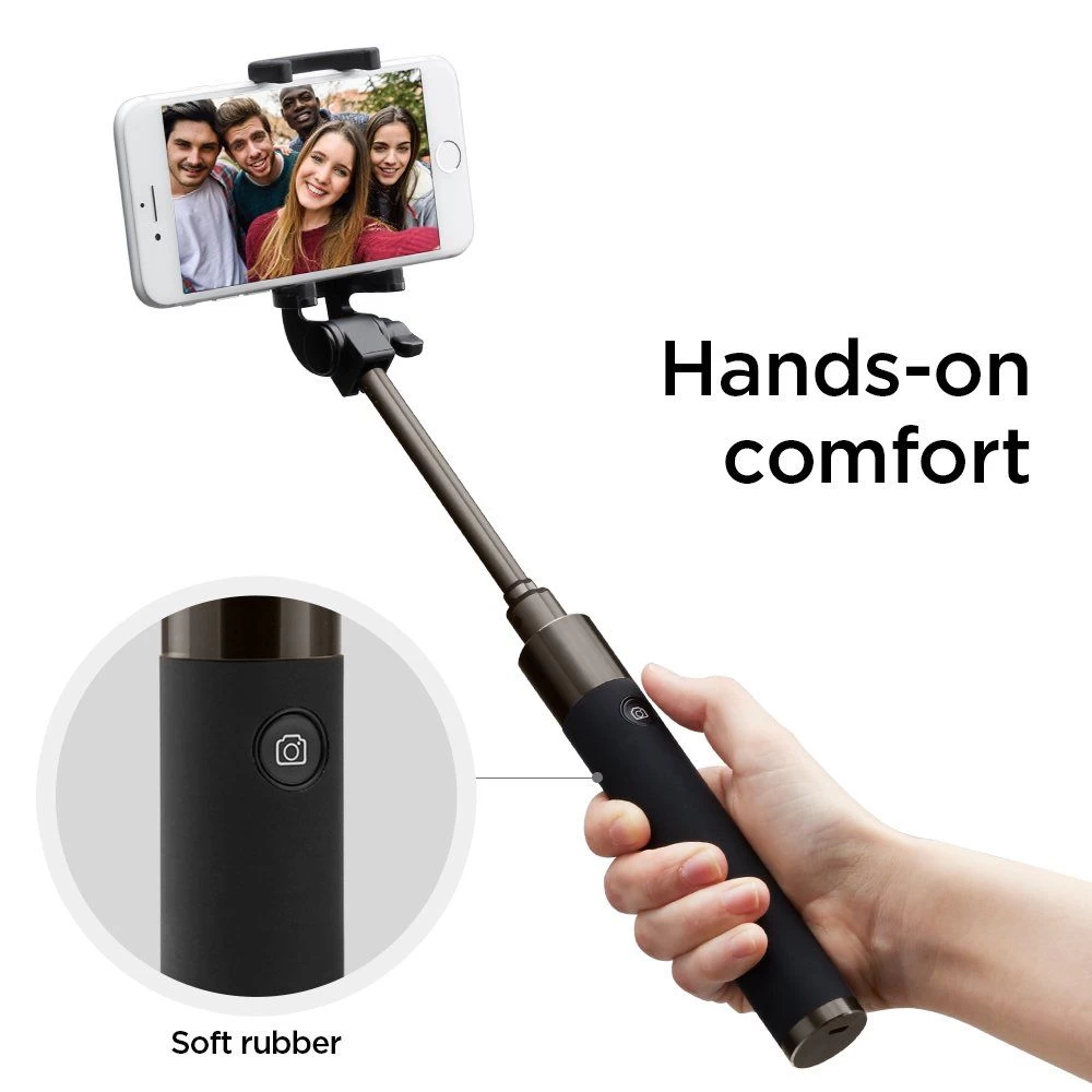  Selfie Stick SPIGEN Wireless  melns