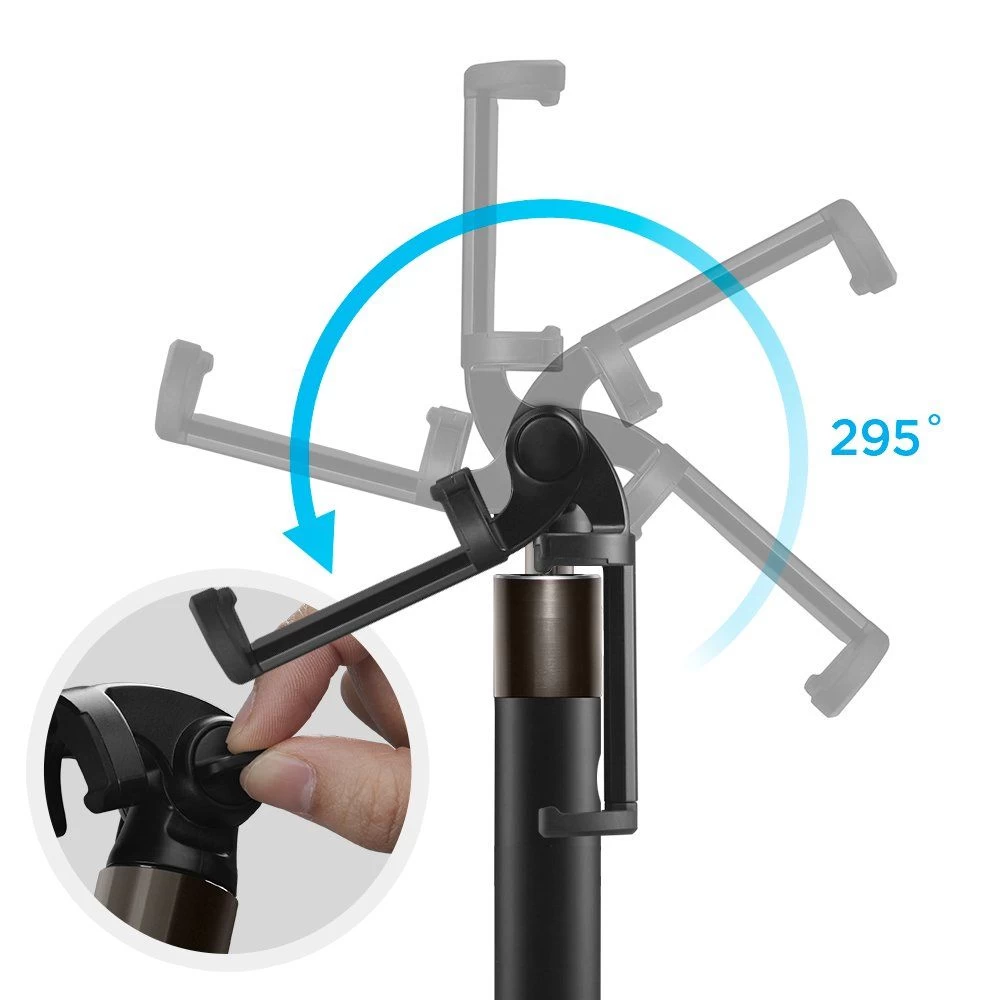  Selfie Stick SPIGEN Wireless  melns