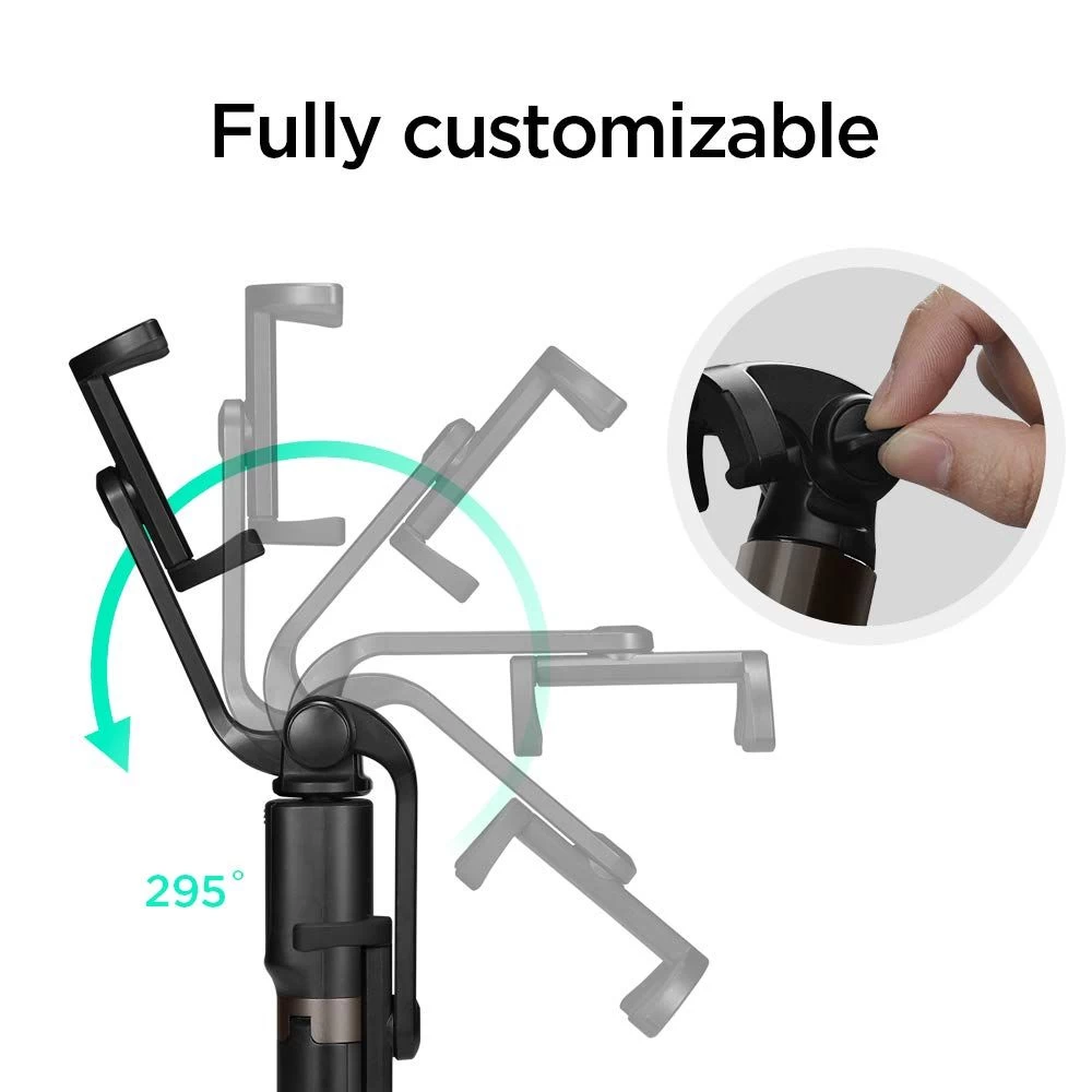  Selfie Stick SPIGEN Wireless Tripod  melns