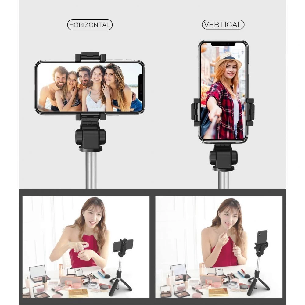  Selfie Stick TECH-PROTECT L01S Wireless Tripod  melns